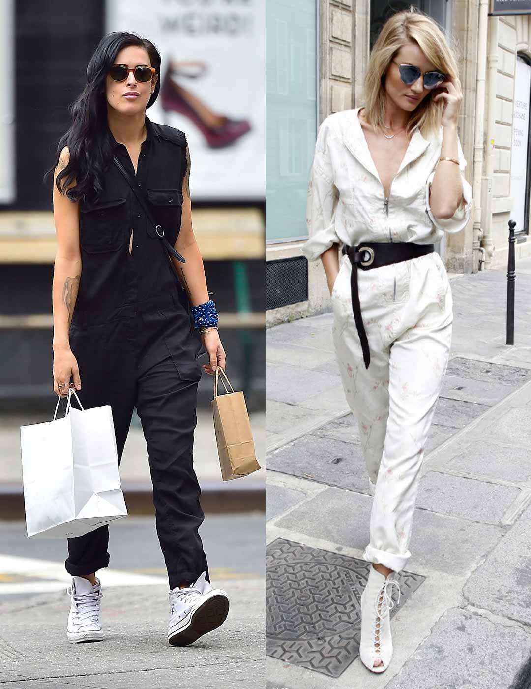 穿搭| 五种连体裤,明星教你怎么搭!